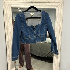 Awesome cool girl denim top/ coat